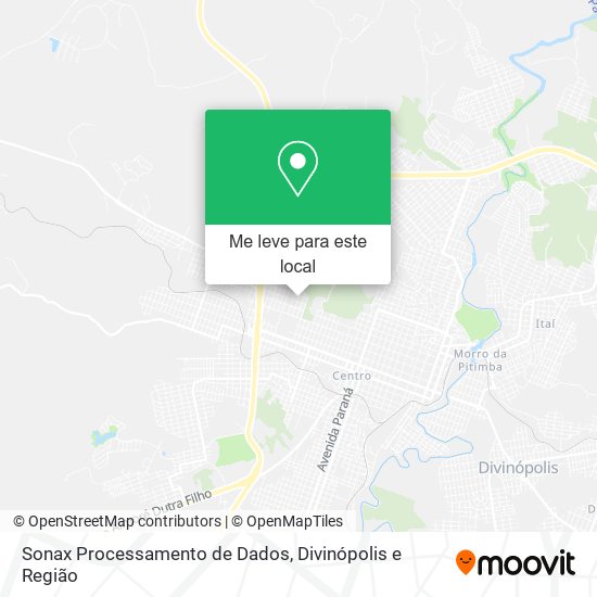 Sonax Processamento de Dados mapa