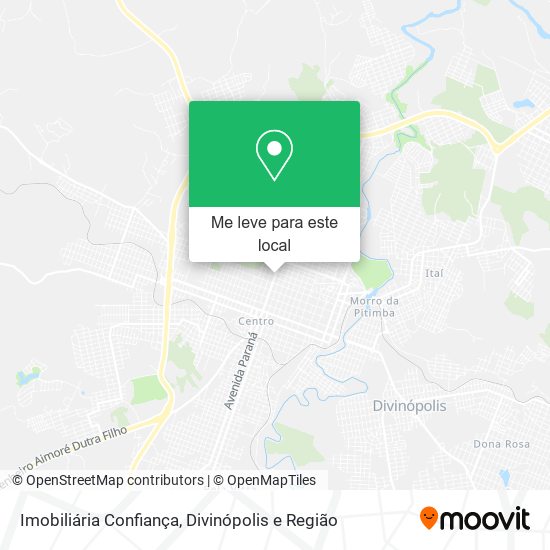 Imobiliária Confiança mapa