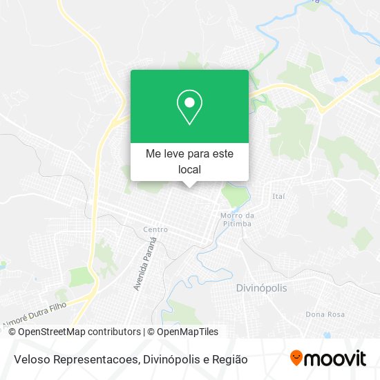 Veloso Representacoes mapa