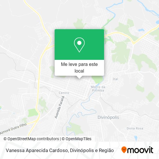 Vanessa Aparecida Cardoso mapa