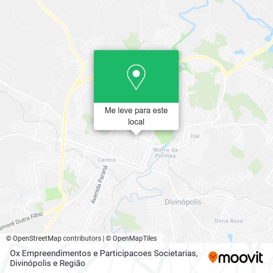 Ox Empreendimentos e Participacoes Societarias mapa