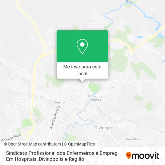 Sindicato Profissional dos Enfermeiros e Empreg Em Hospitais mapa