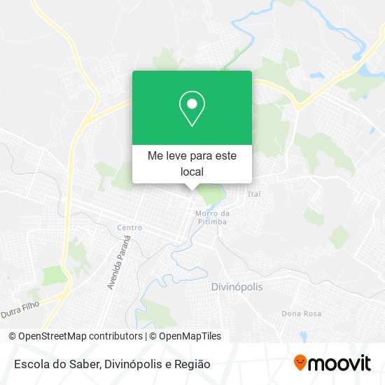 Escola do Saber mapa