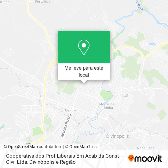 Cooperativa dos Prof Liberais Em Acab da Const Civil Ltda mapa