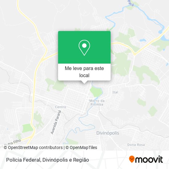 Polícia Federal mapa