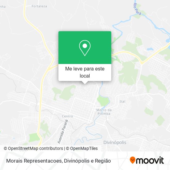 Morais Representacoes mapa