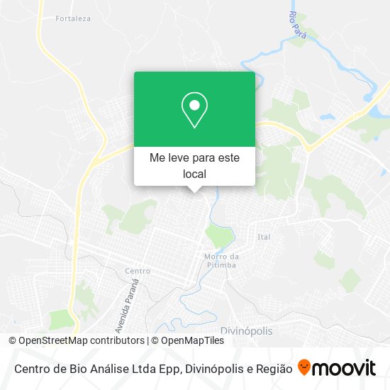 Centro de Bio Análise Ltda Epp mapa