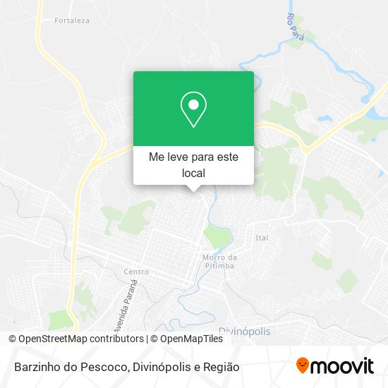 Barzinho do Pescoco mapa