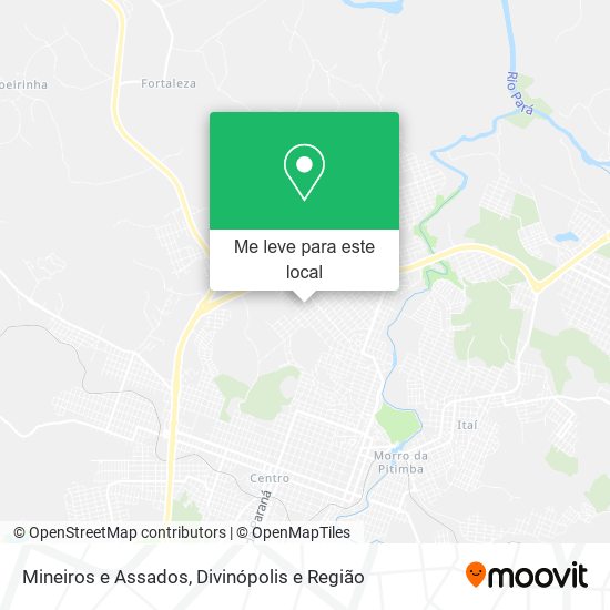 Mineiros e Assados mapa