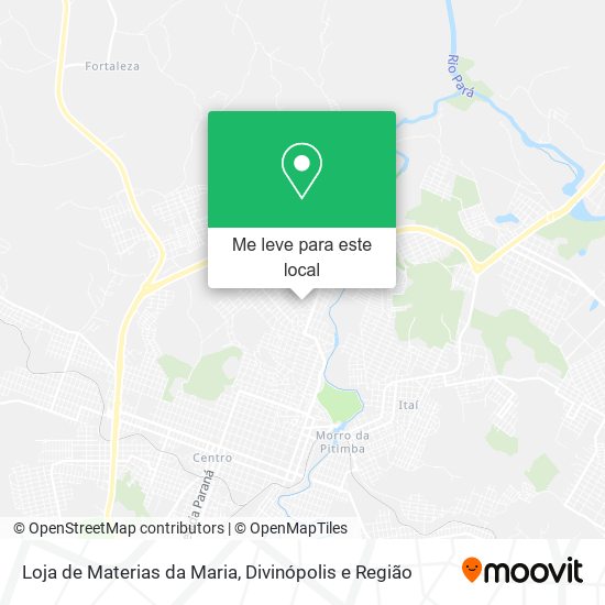 Loja de Materias da Maria mapa