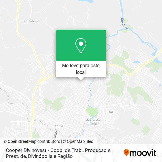 Cooper Divinovest - Coop. de Trab., Producao e Prest. de mapa