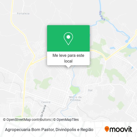 Agropecuaria Bom Pastor mapa