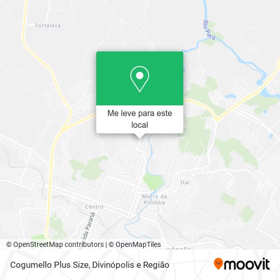 Cogumello Plus Size mapa