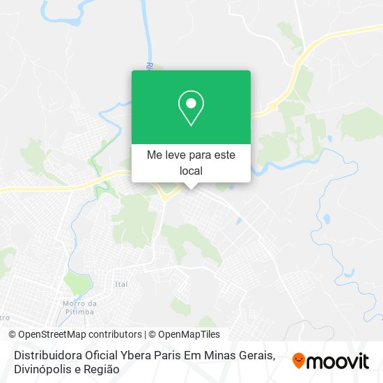 Distribuidora Oficial Ybera Paris Em Minas Gerais mapa