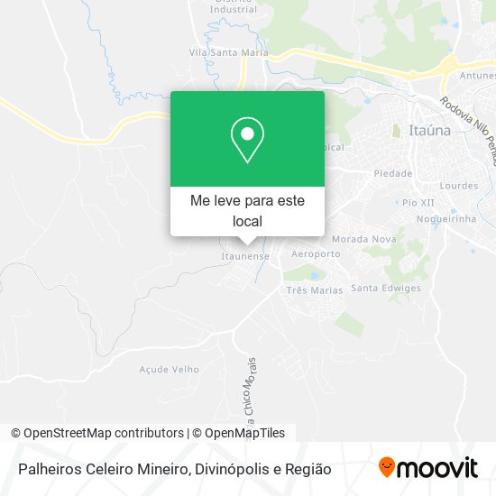 Palheiros Celeiro Mineiro mapa