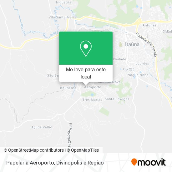 Papelaria Aeroporto mapa