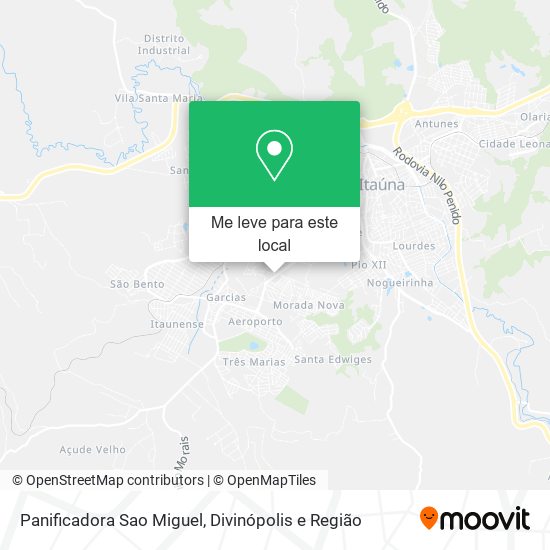 Panificadora Sao Miguel mapa