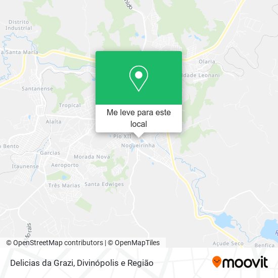 Delicias da Grazi mapa