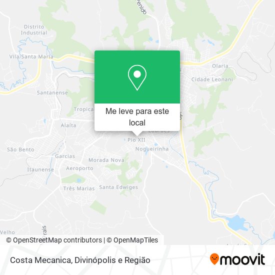 Costa Mecanica mapa
