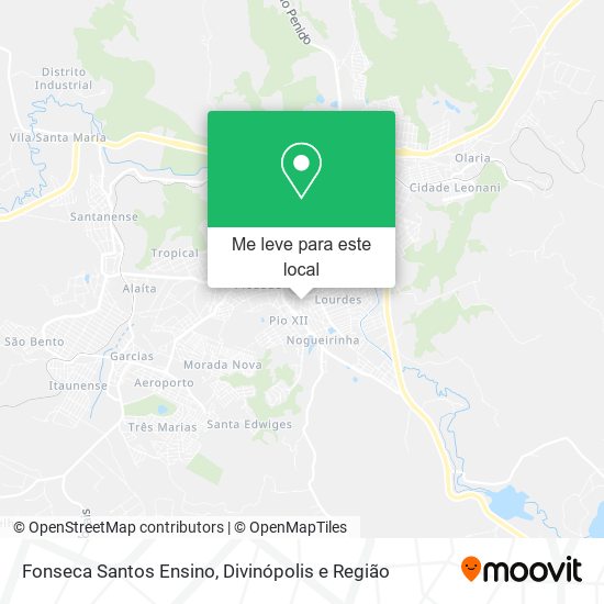 Fonseca Santos Ensino mapa