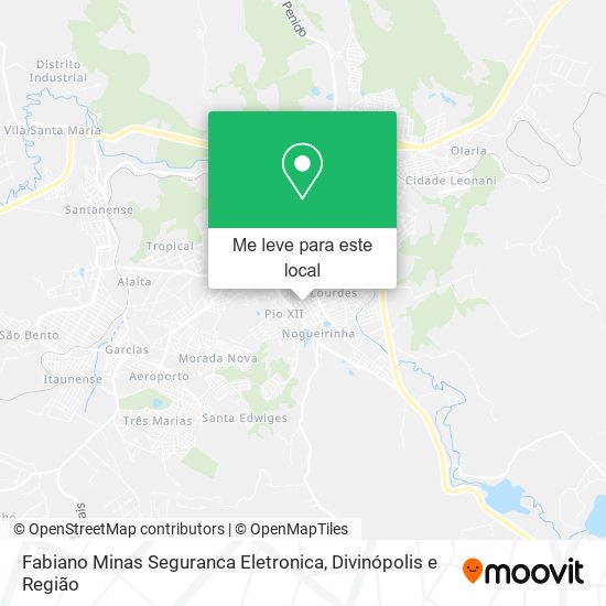 Fabiano Minas Seguranca Eletronica mapa
