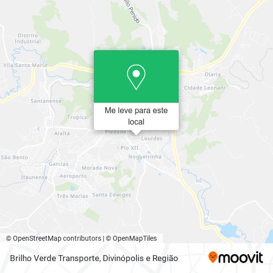 Brilho Verde Transporte mapa