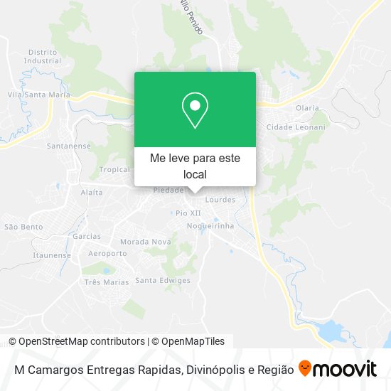 M Camargos Entregas Rapidas mapa