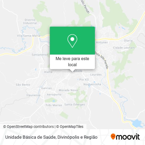 Unidade Básica de Saúde mapa