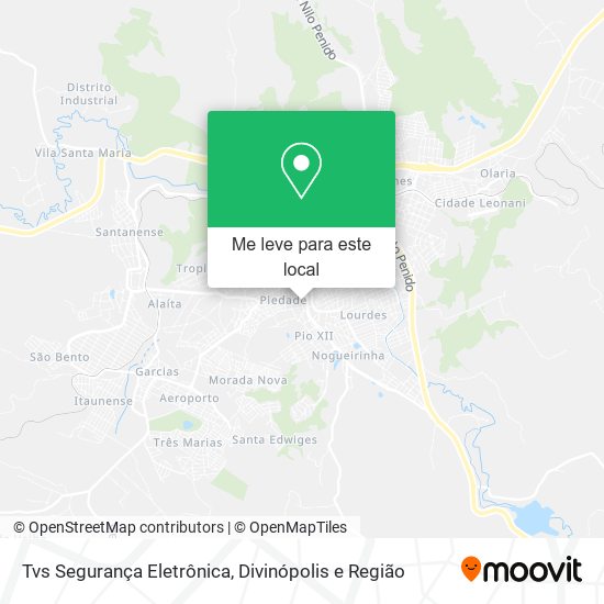 Tvs Segurança Eletrônica mapa