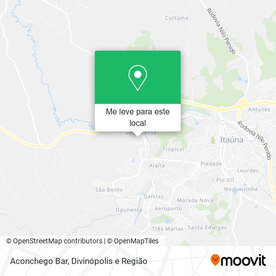 Aconchego Bar mapa