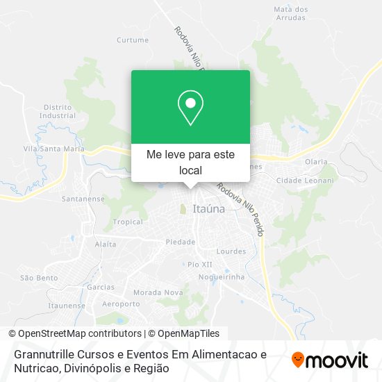 Grannutrille Cursos e Eventos Em Alimentacao e Nutricao mapa