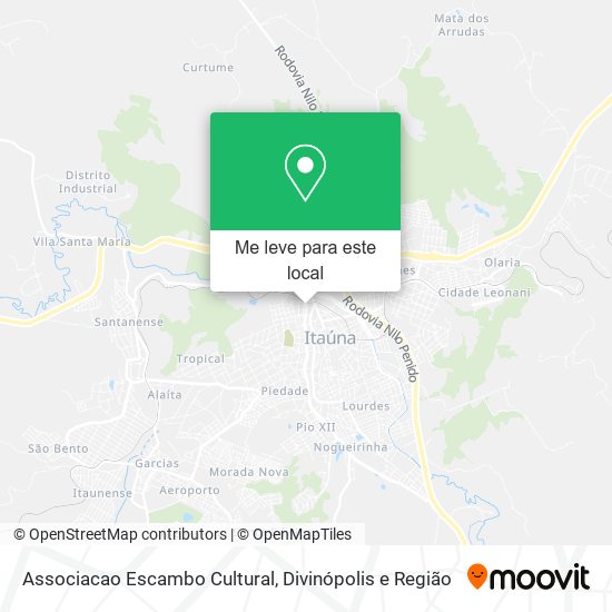 Associacao Escambo Cultural mapa