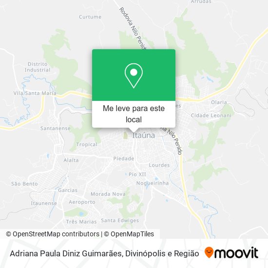 Adriana Paula Diniz Guimarães mapa