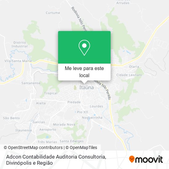Adcon Contabilidade Auditoria Consultoria mapa
