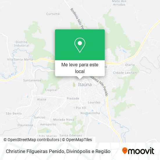 Christine Filgueiras Penido mapa