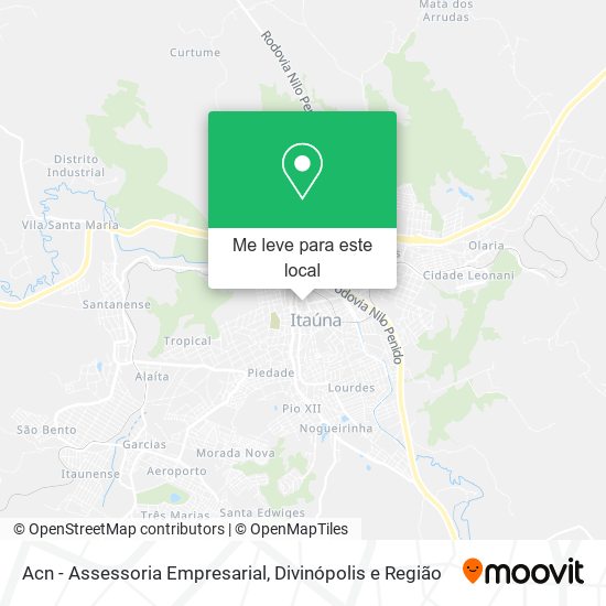 Acn - Assessoria Empresarial mapa