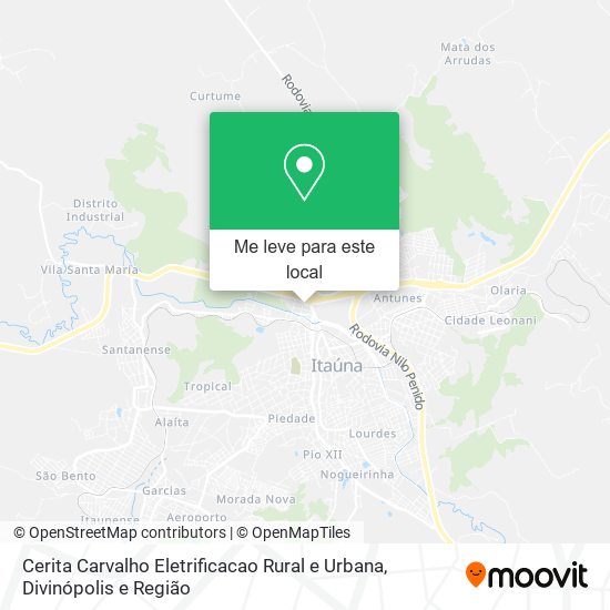 Cerita Carvalho Eletrificacao Rural e Urbana mapa