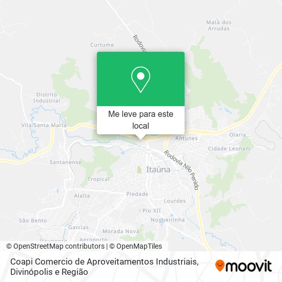Coapi Comercio de Aproveitamentos Industriais mapa