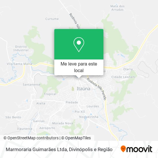 Marmoraria Guimarães Ltda mapa