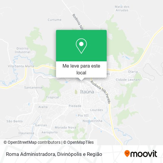 Roma Administradora mapa