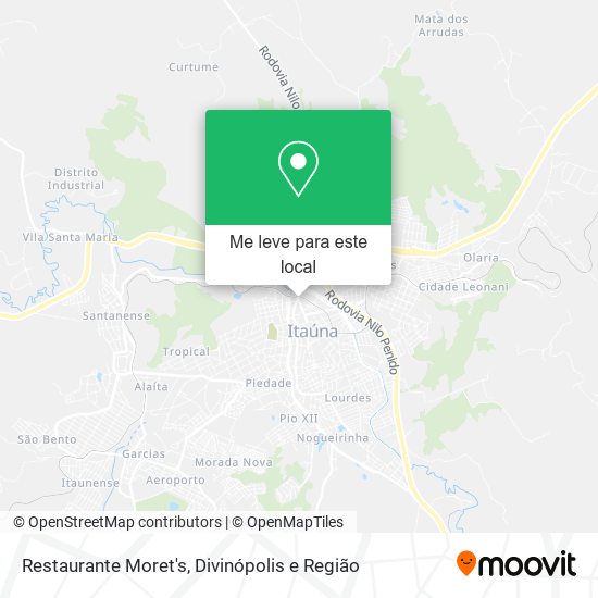 Restaurante Moret's mapa