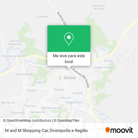 M and M Shopping Car mapa