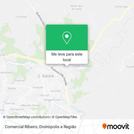 Comercial Ribeiro mapa