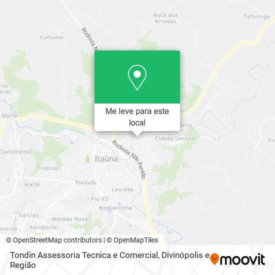 Tondin Assessoria Tecnica e Comercial mapa