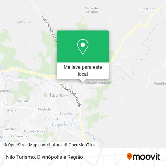 Nilo Turismo mapa