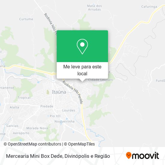 Mercearia Mini Box Dede mapa