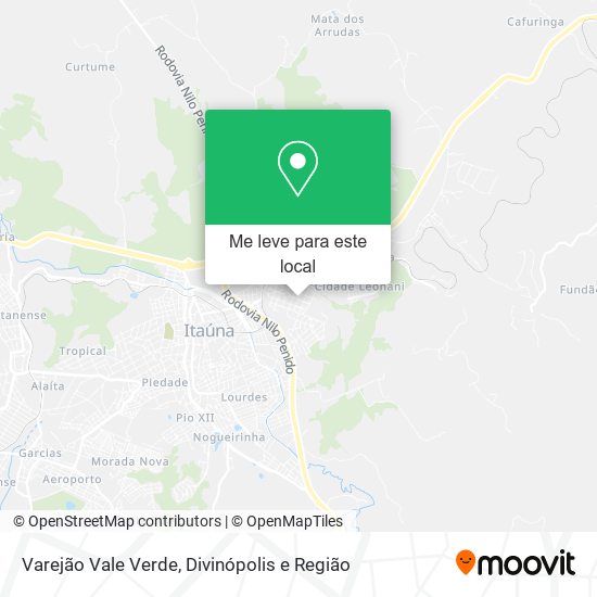 Varejão Vale Verde mapa