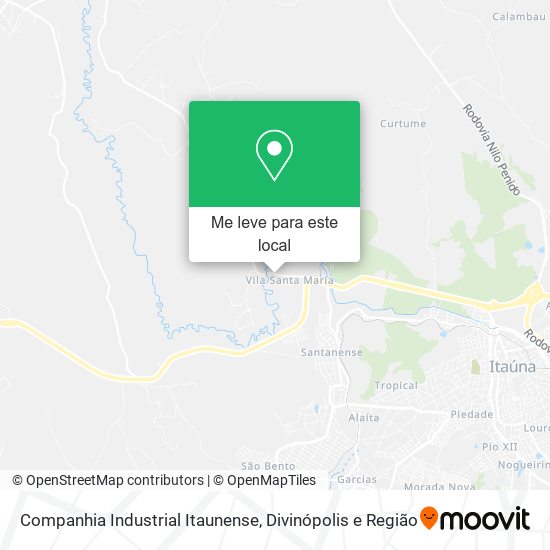 Companhia Industrial Itaunense mapa