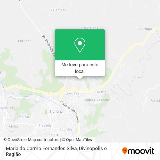 Maria do Carmo Fernandes Silva mapa