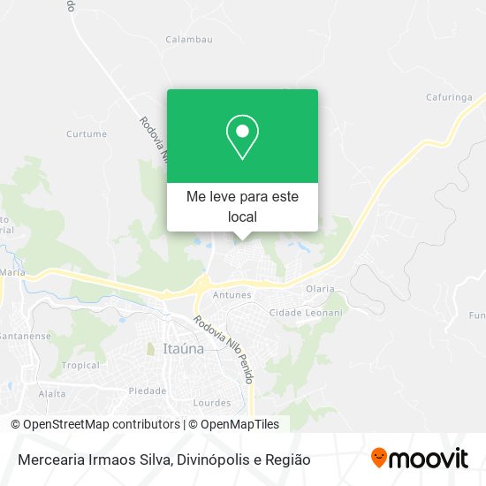 Mercearia Irmaos Silva mapa